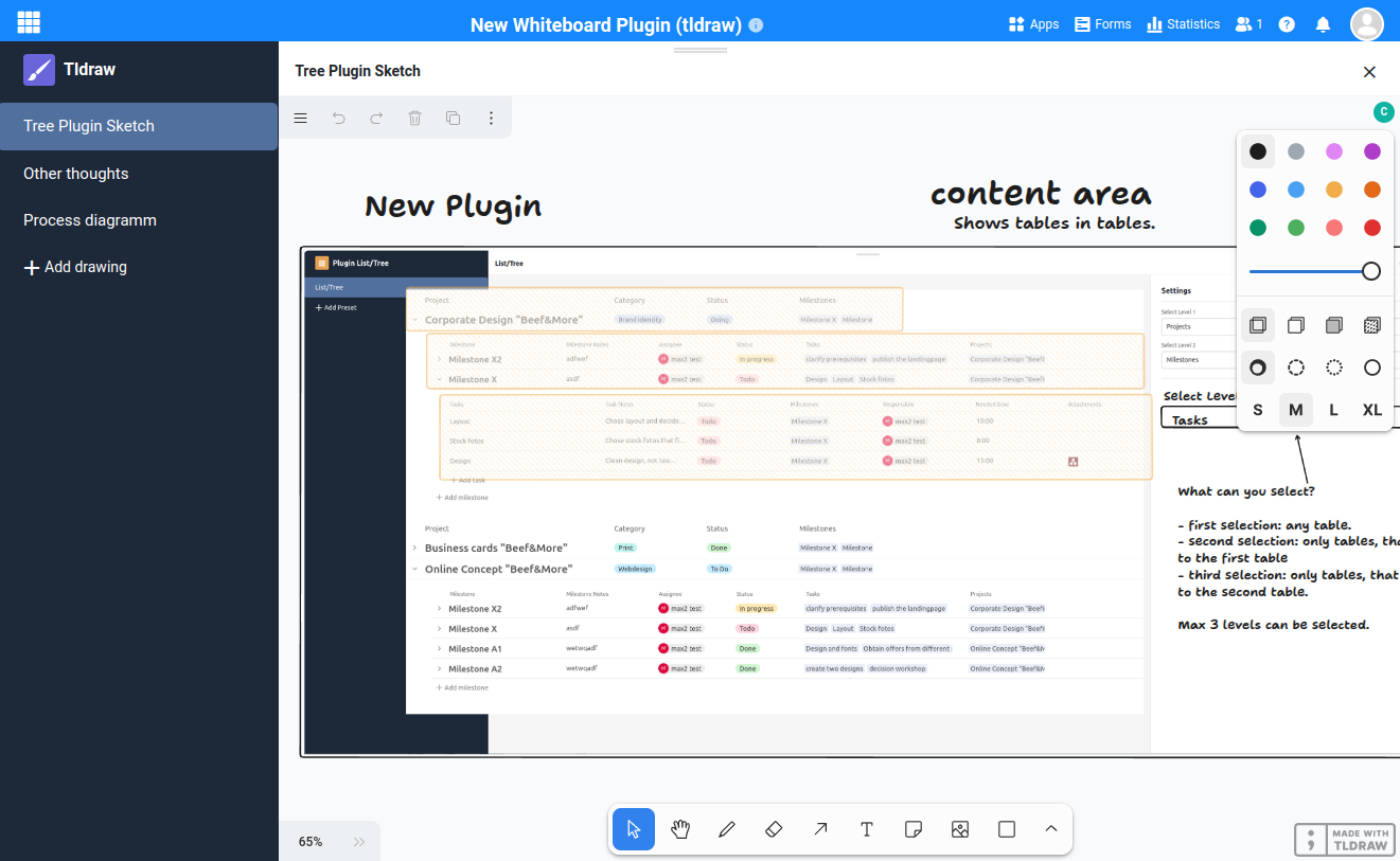 Whiteboard Plugin